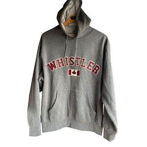 WHISTLER CANADA NORTHERN VIBE HOODIE GRAY SIZE MEDIUM